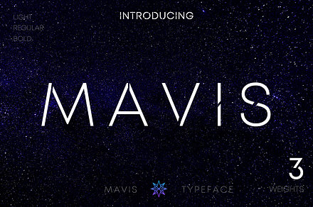 MAVIS SANS - FUTURISTIC TYPEFACE, a Sans Serif Font by Creative Corner