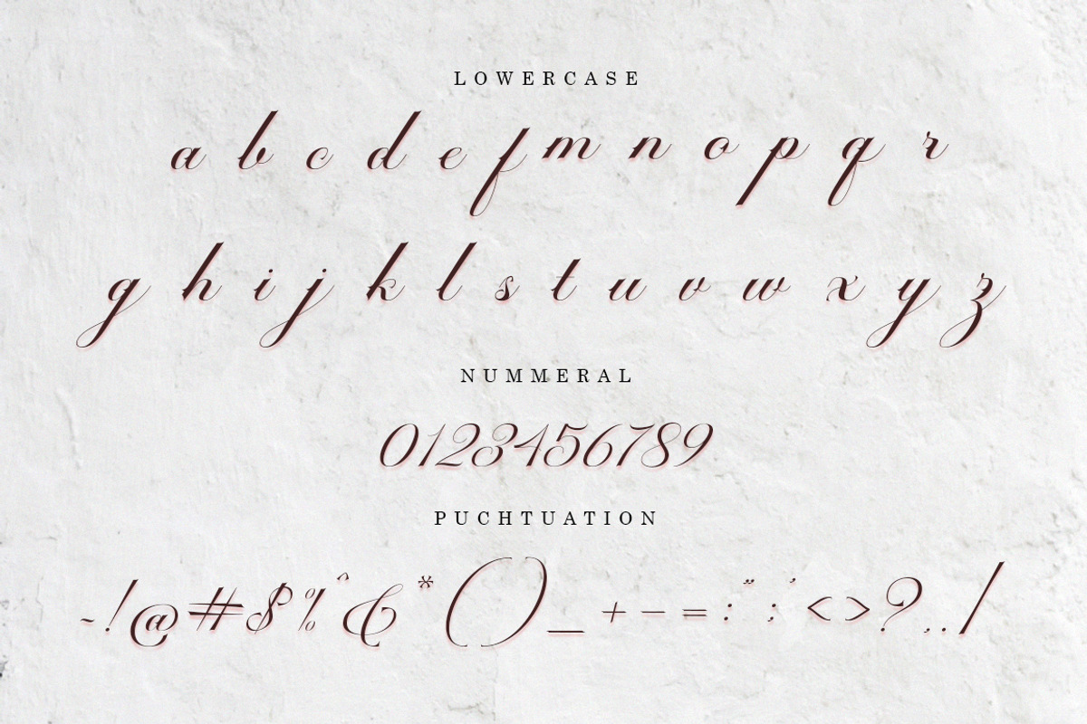 Cardilan | Tattoo Font, a Script Font by Romiecreative (Photo 7 of 8)
