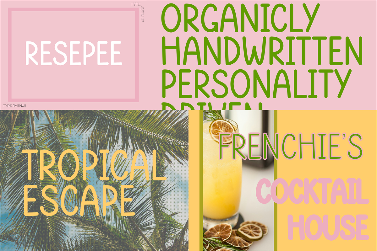 19 Font Bundle with Extended Glyphs, a Handwritten Font by noonsun (Photo 18 of 21)