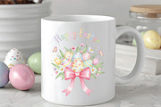 Easter Eggs Coquette Bow, Happy East, an Illustration by CraftArtStudio (Thumbnail 3 of 4)