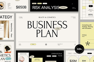 Beauty Business Plan Google Slides, a Presentation Template by fakhroo