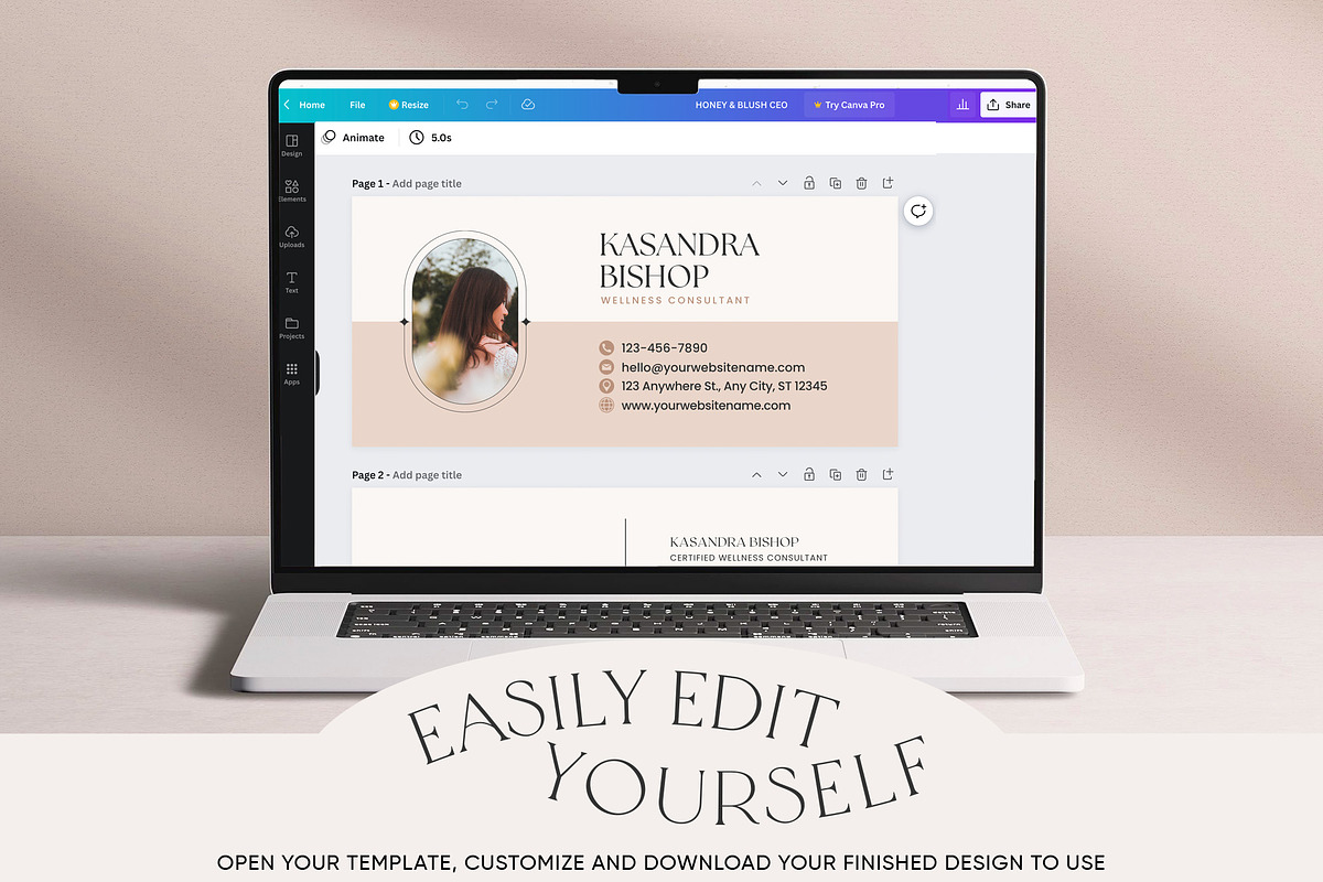 3 Email Signature Canva Template Set, an Email Template by Summit Avenue (Photo 4 of 5)