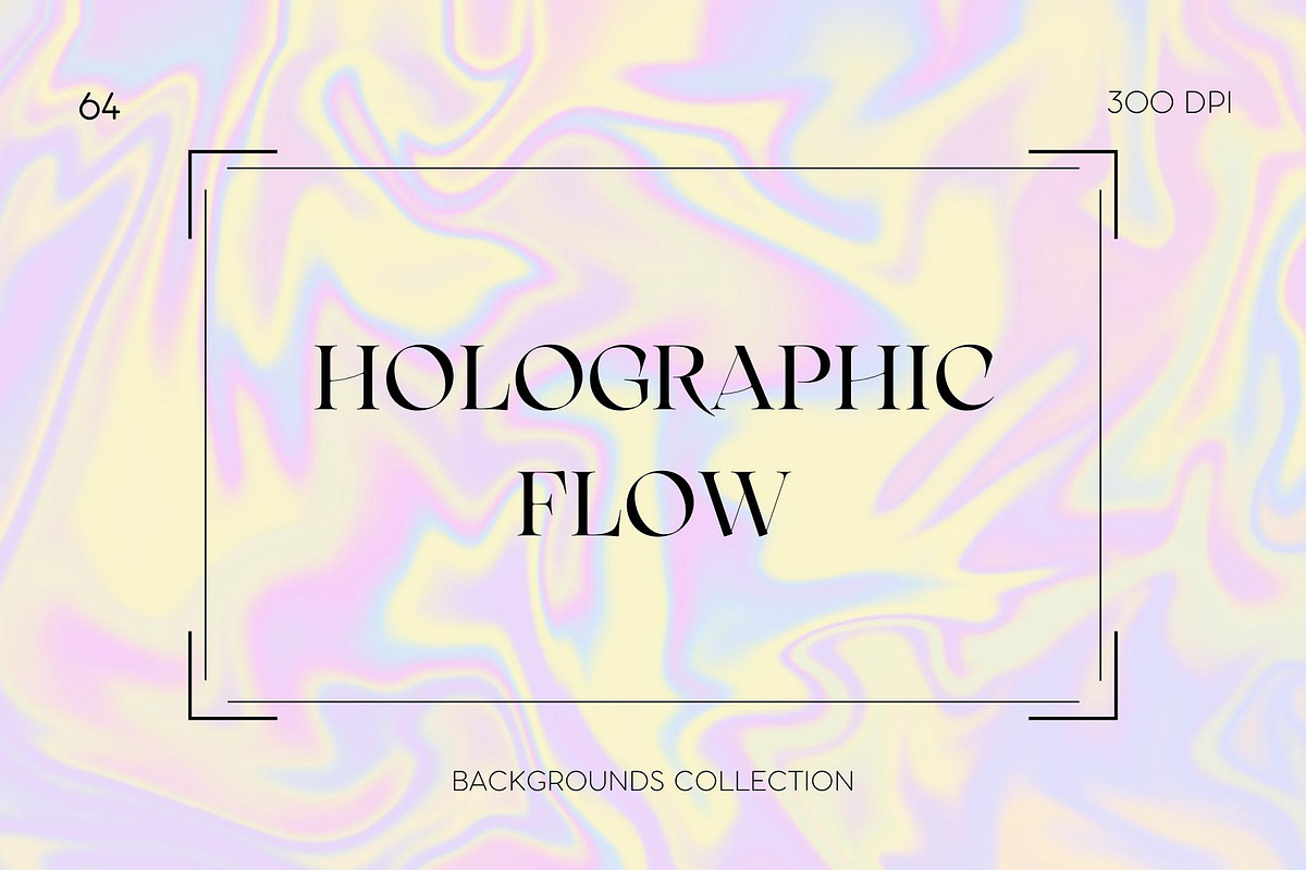 Holographic Marbling Backgrounds, a Texture Graphic by Kat Anti (Photo 1 of 8)