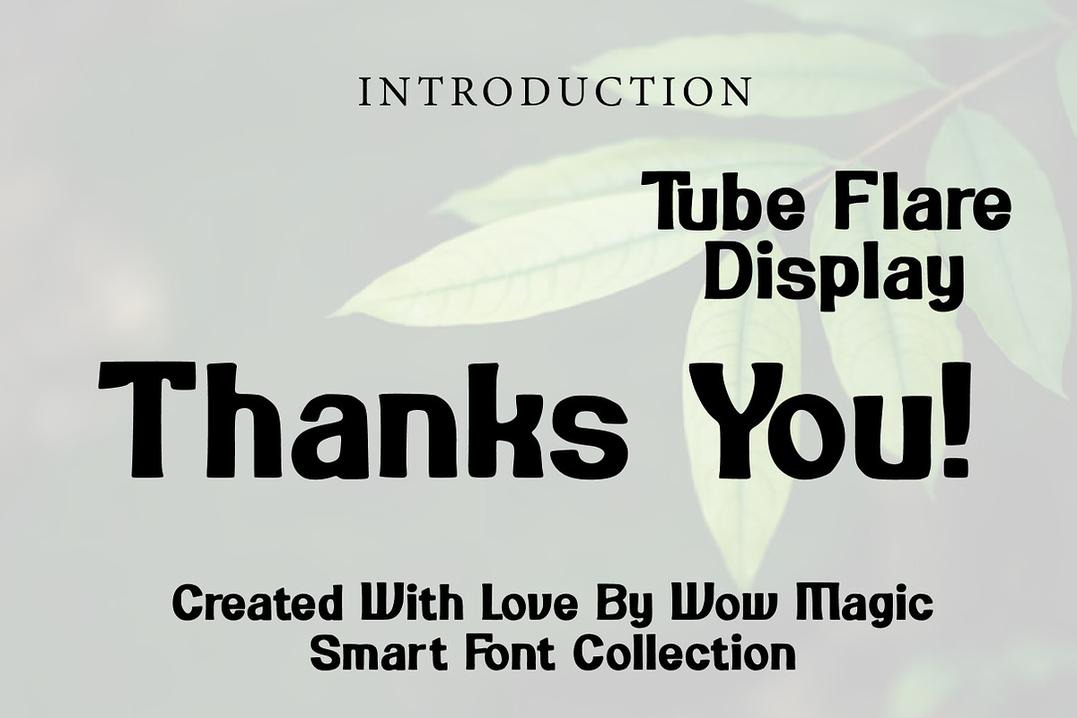 Tube Flare Display, a Slab Serif Font by Wow Magic (Photo 2 of 3)