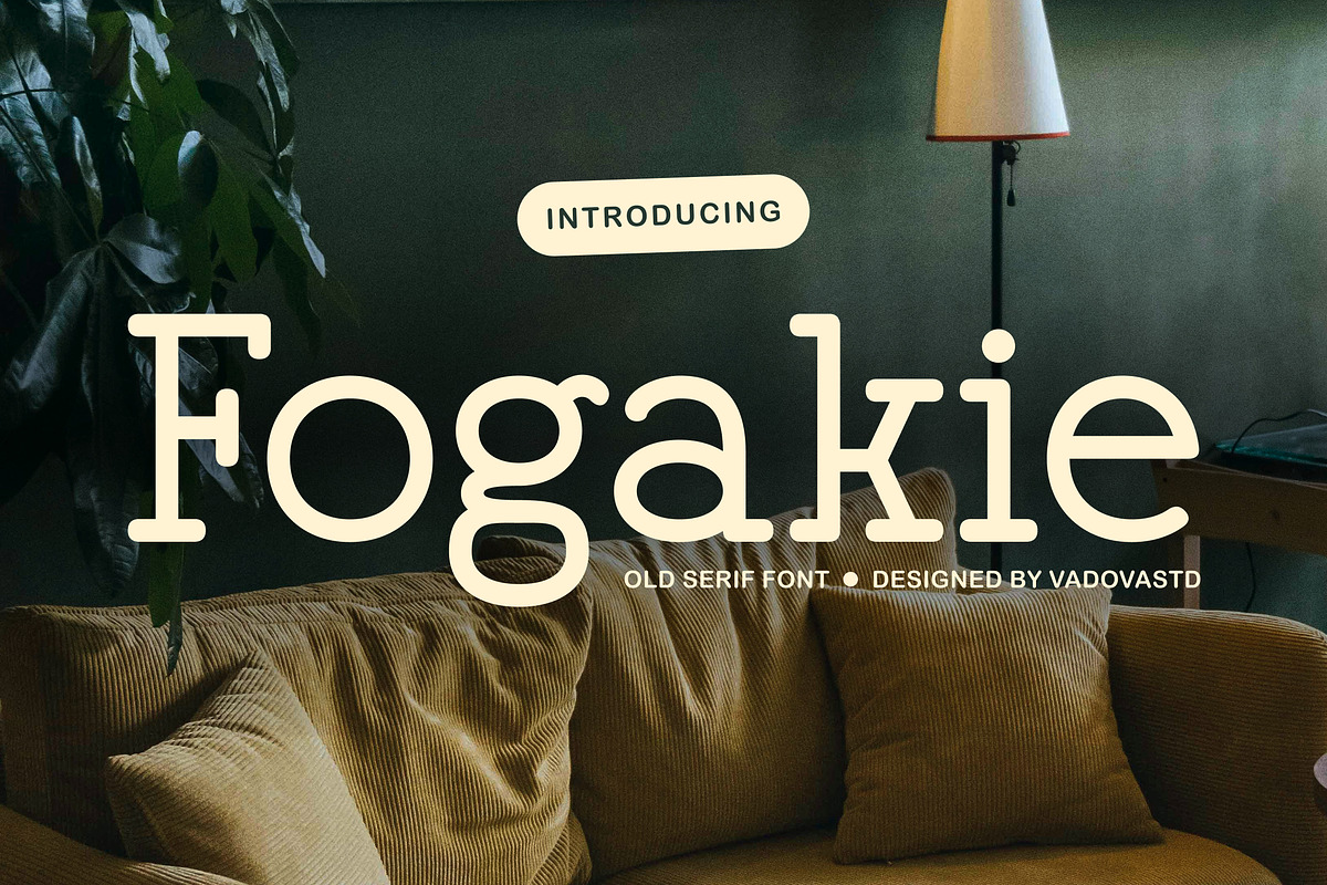 Fogakie – Old Serif Typeface, a Serif Font by Vadovastd (Photo 1 of 11)