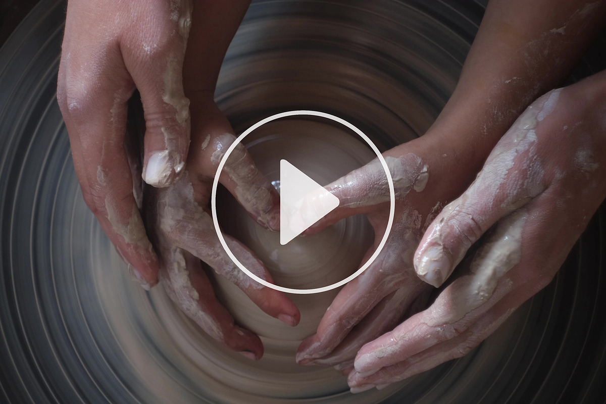 Child making Ceramic Pot. 4K, 60fps, a Templates & Theme by Pro.Motion