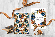 Ginger Ale Watercolor Flowers PNG, a Decorative Illustration by whiteheartdesign (Thumbnail 7 of 7)