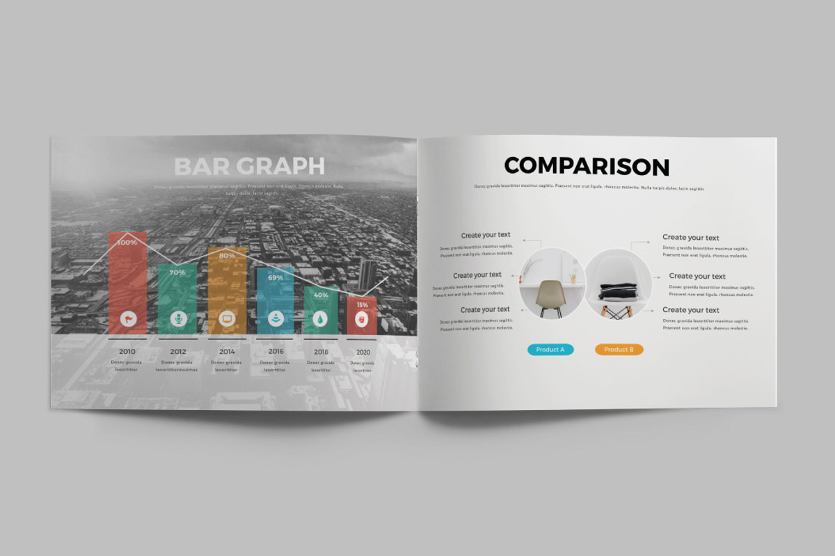 CORPORATE - A5 Brochure, a Brochure Template by Shafura (Photo 6 of 15)