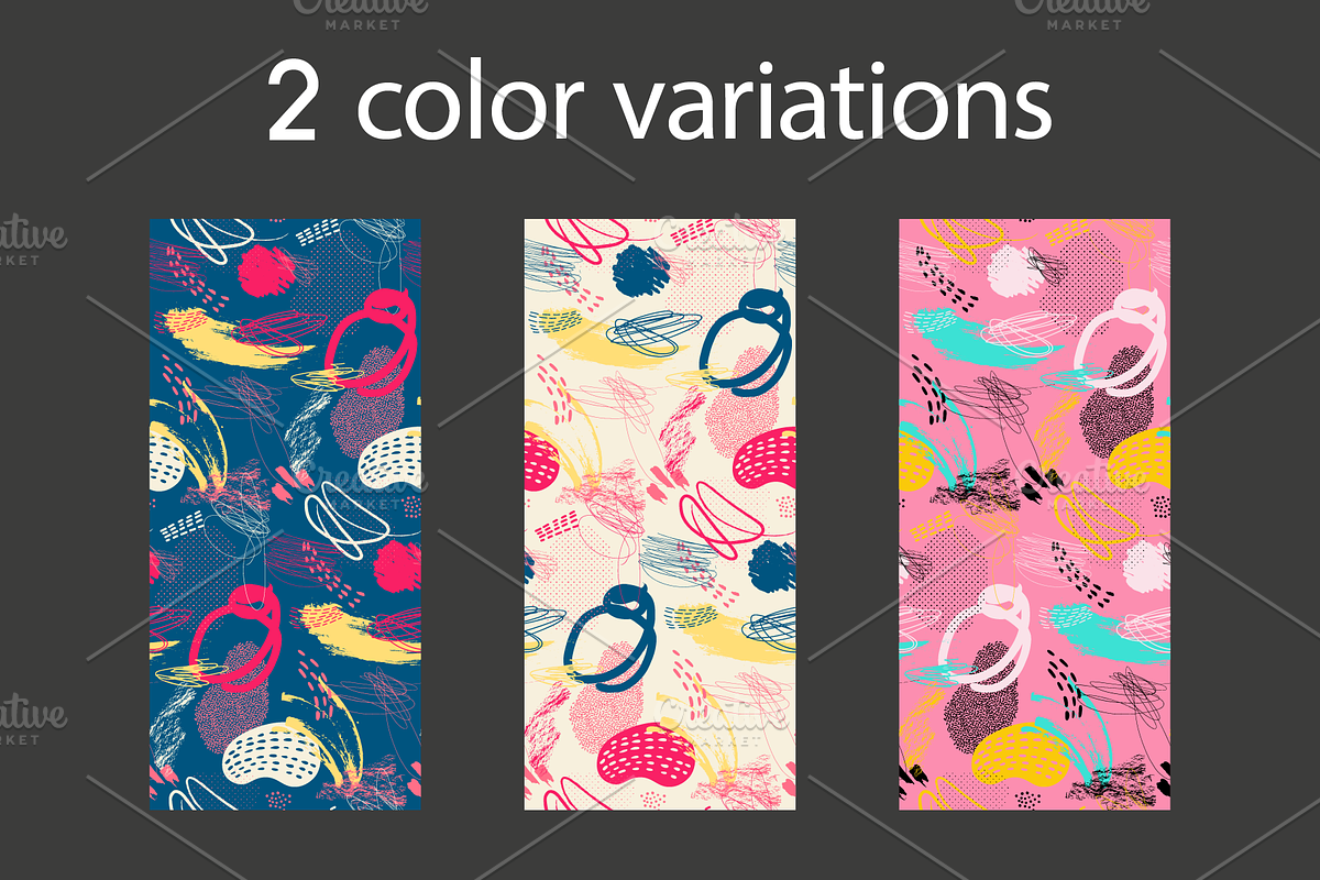Abstract patterns and cards set #2, a Pattern Graphic by pixelwerk (Photo 2 of 5)
