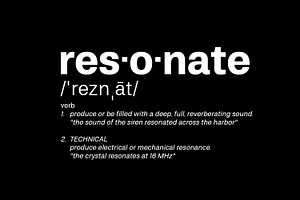 Resonate - Grotesk