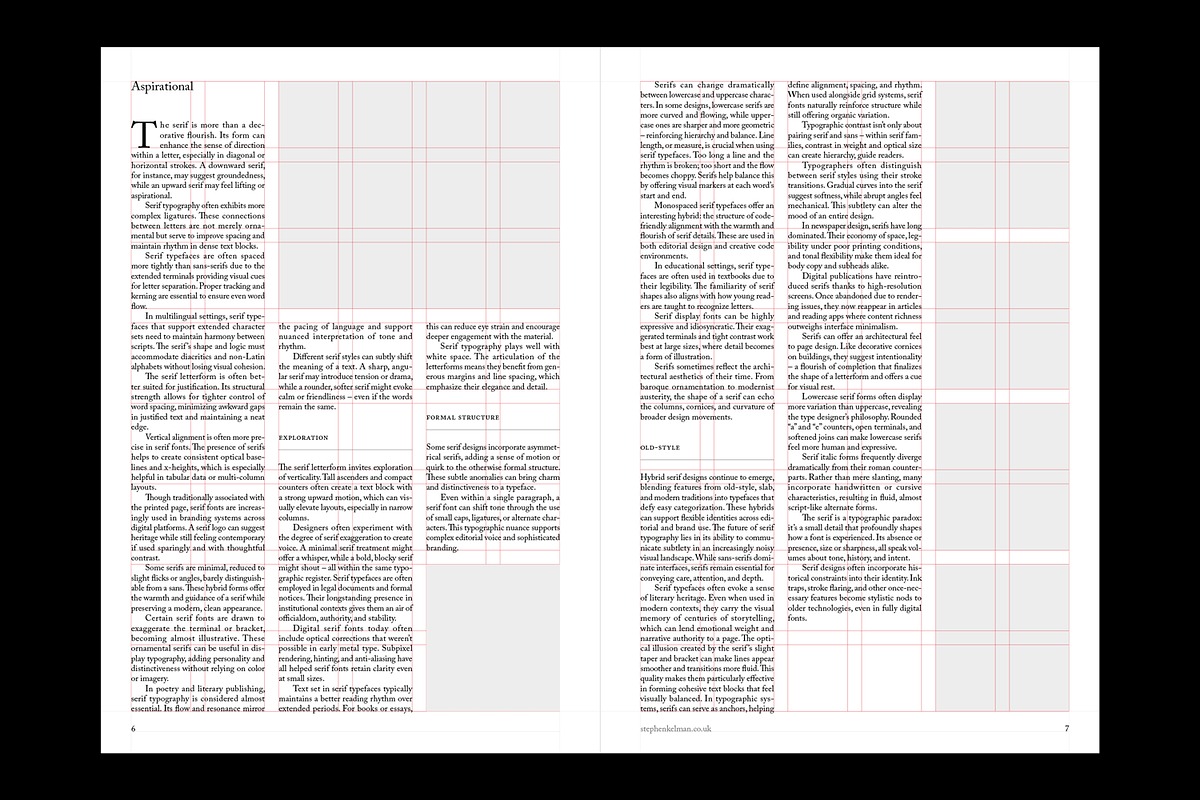 Serif A4 Brochure Template, a Brochure Template by Stephen Kelman (Photo 3 of 9)