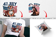 4th of July Animal, a Graphic by Artnoy (Thumbnail 3 of 5)