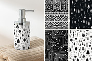41 seamless black white mix pattern, a Pattern Graphic by ARTOZEN DIGITAL (Thumbnail 4 of 14)