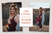 Prism Rainbow Light Photo Overlays, a Layer Style Add-On by Ashley Alexandra Design (Thumbnail 2 of 8)