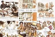 Autumn Mega Bundle 2000+, a Seasonal Illustration by PeDe Designs (Thumbnail 7 of 17)