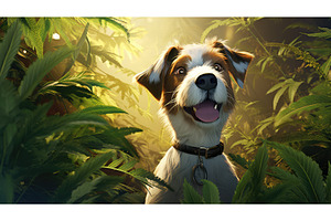 hemp cannabis dog ai generated, a Health & Medical Photo by pikepicture
