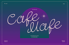 BRY Cafe Mafe - Handwritten Script