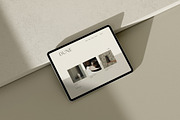 iPad Mockup - Colour Customisable, an iPad Mockup by Moyo Studio (Thumbnail 1 of 2)
