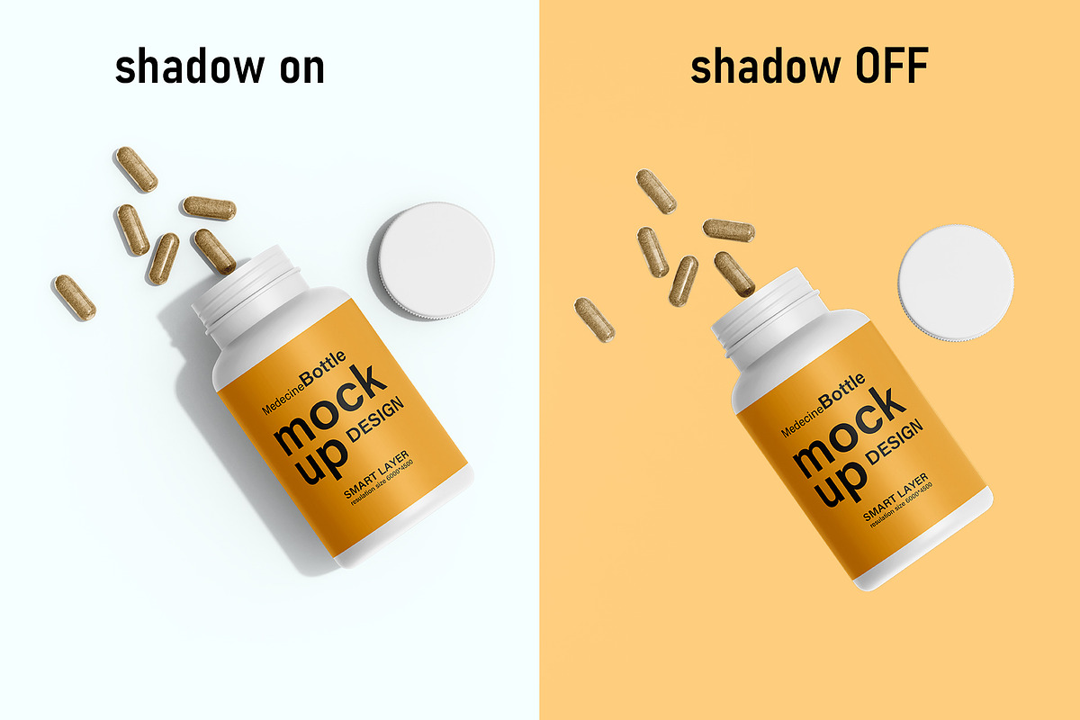 Supplement Bottle Mockup Bundle, a Packaging Mockup by pixelmock (Photo 9 of 35)