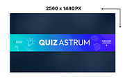 Quiz YouTube banner Template, a Social Media Template by Vaughn Studios (Thumbnail 2 of 5)