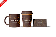 Mug Cup Card Brand Coffee PSD, a Cups & Container Mockup by Bruno's Shop (Thumbnail 1 of 3)
