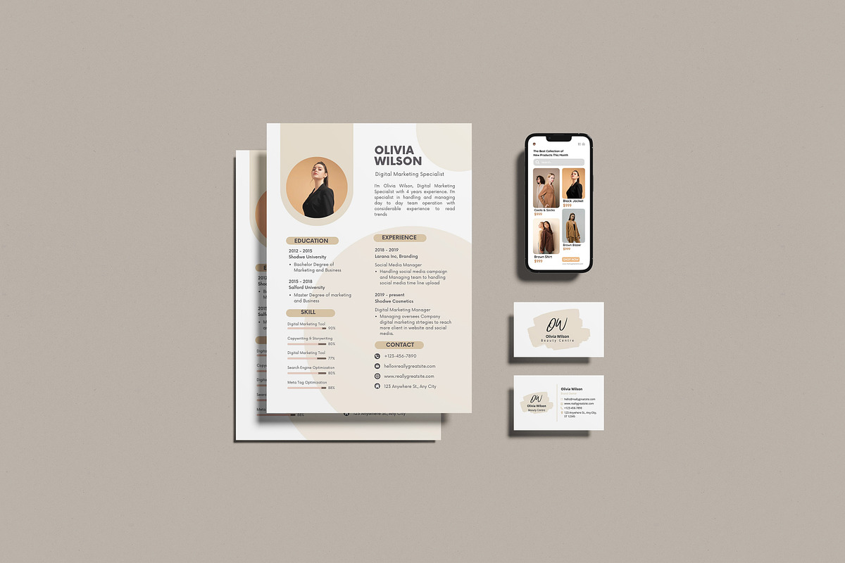 Stationery / Branding Mockup, a Product Mockup by mahremdesign (Photo 7 of 12)