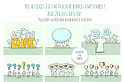 People with Speech Bubbles, an Object Graphic by Sapunkele (Thumbnail 5 of 6)