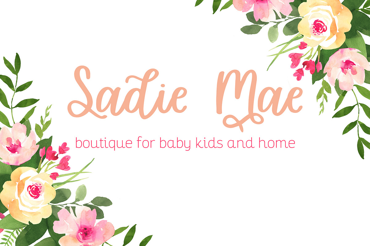 Garden Party, Thick Script Font preview 6
