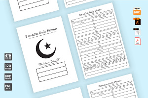 Ramadan Daily Task Planner Template