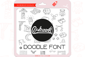 Bedroom Doodles - Dingbats Font