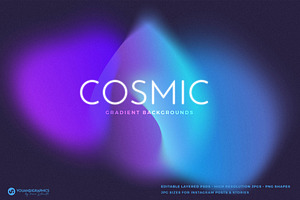 Cosmic Dark Gradient Backgrounds