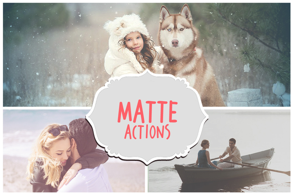 Matte Photoshop Actions preview 4