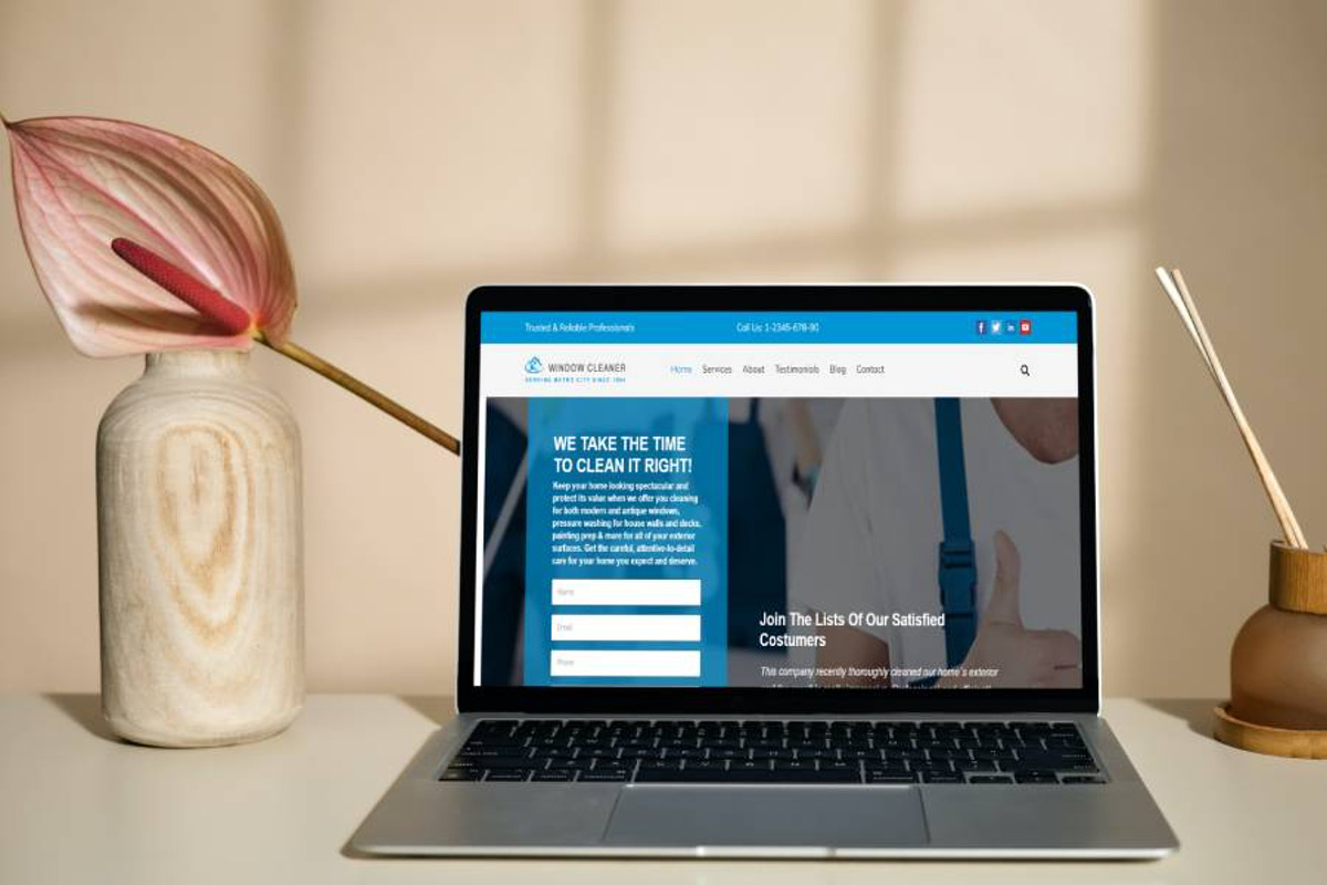 Window Cleaner WordPress Theme preview 6