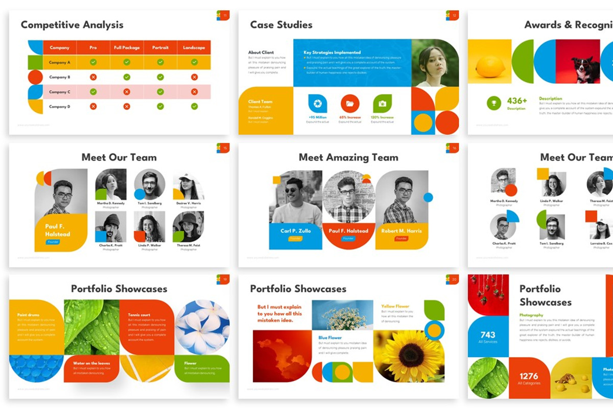Georce - Geometric Keynote Template, a Presentation Template by SlideFactory (Photo 3 of 4)