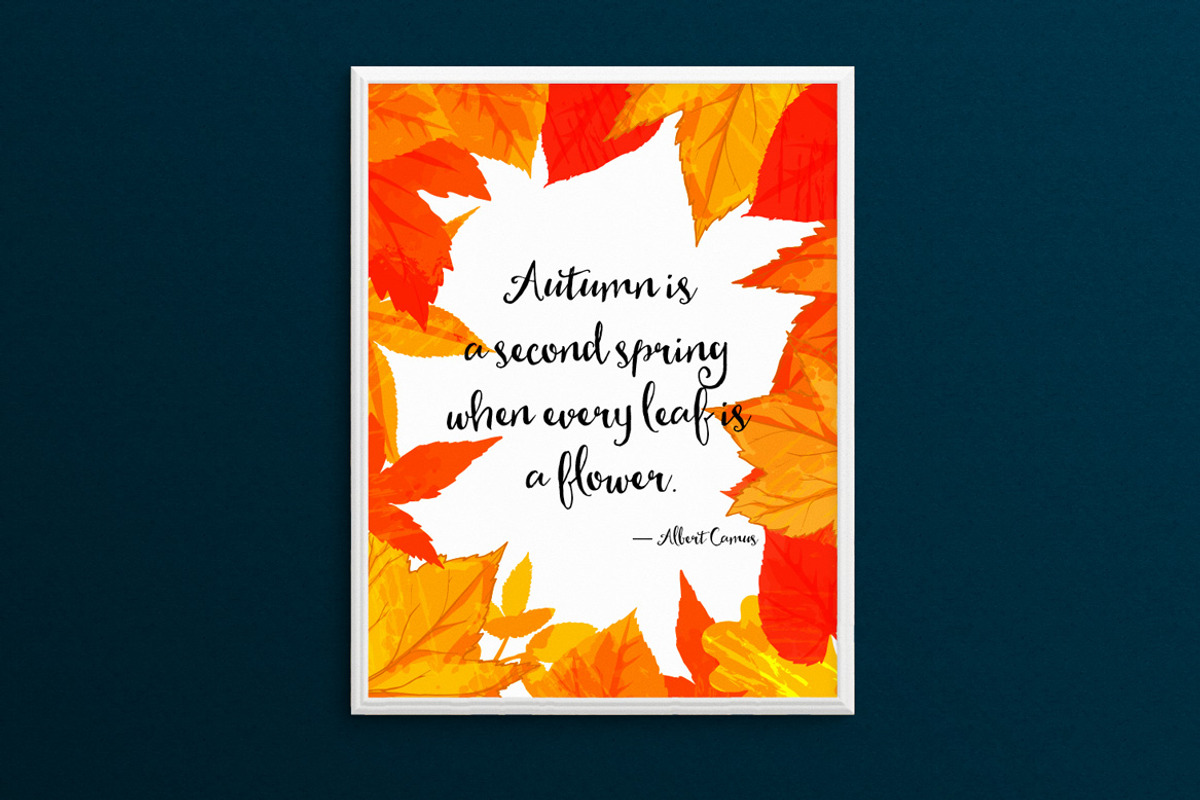 Autumn leaves frames and backgrounds, a Decorative Illustration by Anna's Creative Store (Photo 4 of 4)