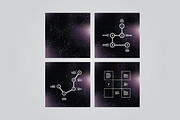 Deep Space backgrounds and banners, a Texture Graphic by Vitek Graphic (Thumbnail 5 of 5)