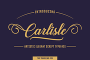 Carlisle - Elegant Script, a Script Font by The Traveling Fox (Thumbnail 3 of 7)