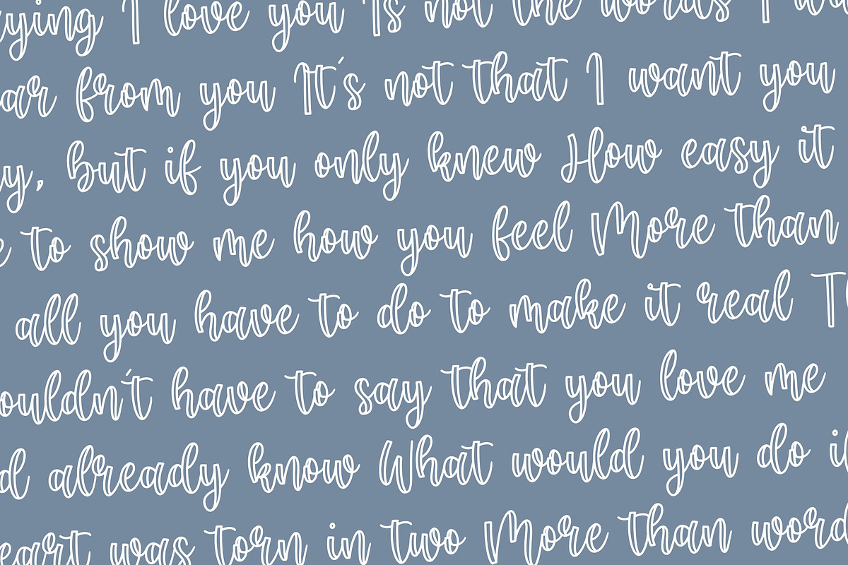 Minoline - Modern Handwritten Font, a Script Font by Balpirick Studio (Photo 5 of 7)