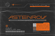 Astenrow - Futuristic Font, a Sans Serif Font by Snape Design Studio (Thumbnail 1 of 5)