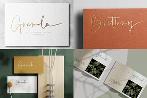 Calligraphy Font Bundle