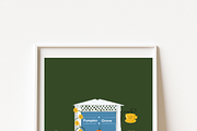 Fall Vibe digital Wall Art Poster, a Decorative Illustration by Oleksandra Illustrates (Thumbnail 2 of 6)