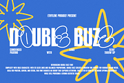 Double Buzz, a Font by ethylene.creative (Thumbnail 1 of 13)