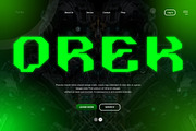 Orek Futuristic Display Font, a Sans Serif Font by kangfont Studio (Thumbnail 5 of 11)