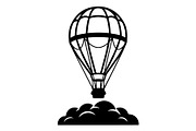 Hot Air Balloon Silhouette Bundle, an Object Illustration by Gaye Art (Thumbnail 8 of 31)