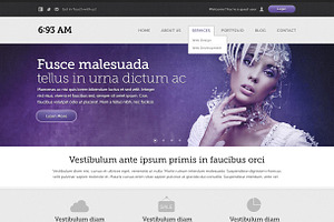 6:93 AM Website Template