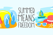 Summer Freedom Typeface, a Handwritten Font by Seemly Fonts (Thumbnail 5 of 5)