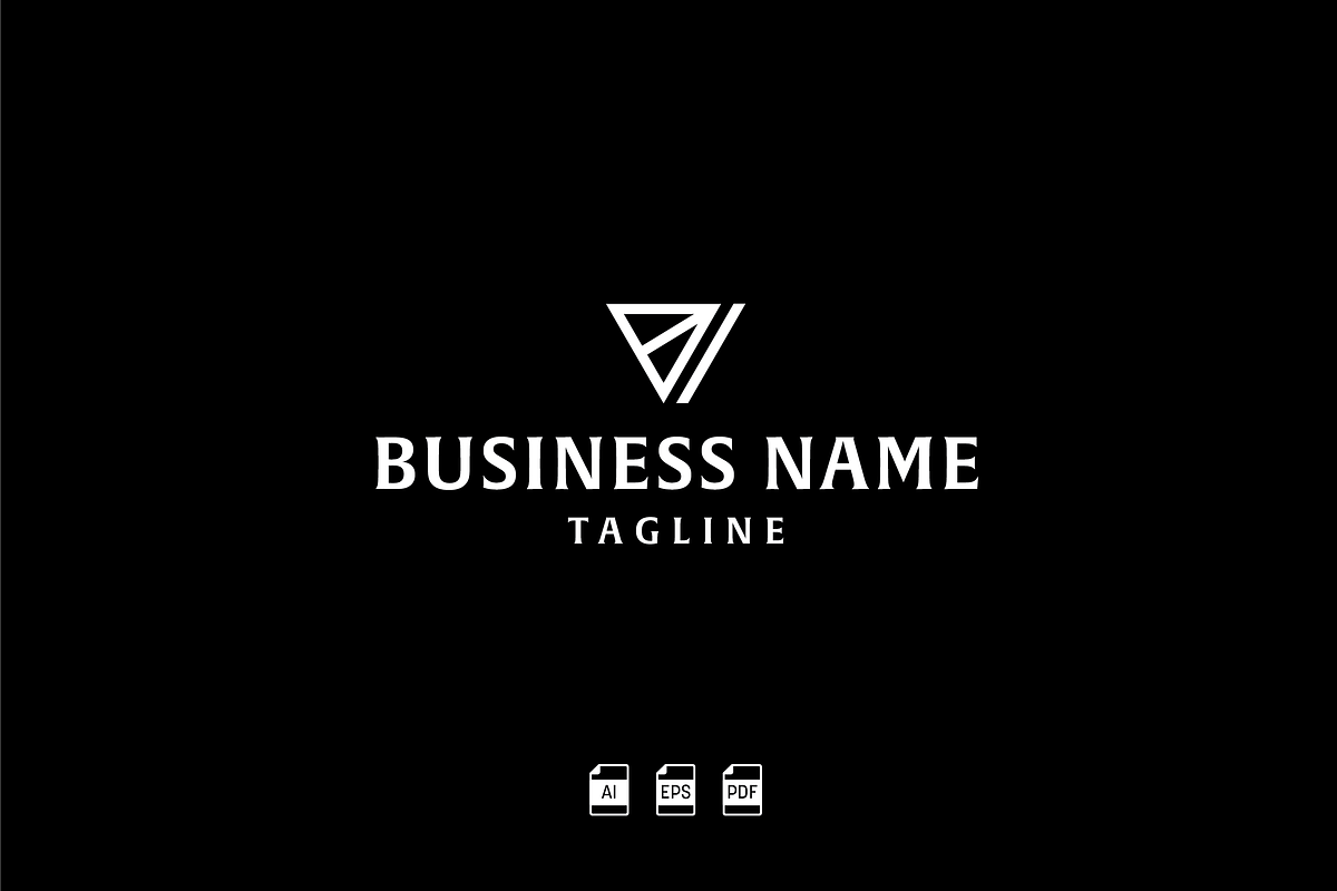 Modern Minimalist B or BV Logo, a Branding & Logo Template by megmccombsdesign