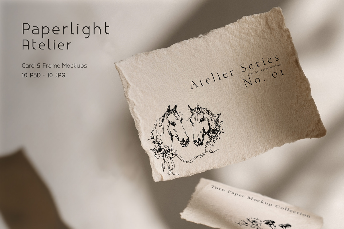 Paperlight Atelier Mockups, a Household Mockup by NikiArts (Photo 1 of 10)