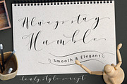Donita Handscript, a Script Font by Siwox Studios (Thumbnail 3 of 5)