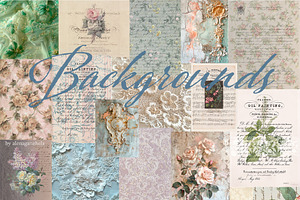 Dear Jane - SCRAPBOOKING Collage Set